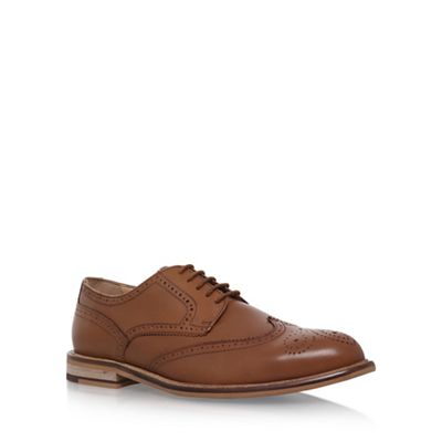 Brown 'Hatley' flat lace up brogues